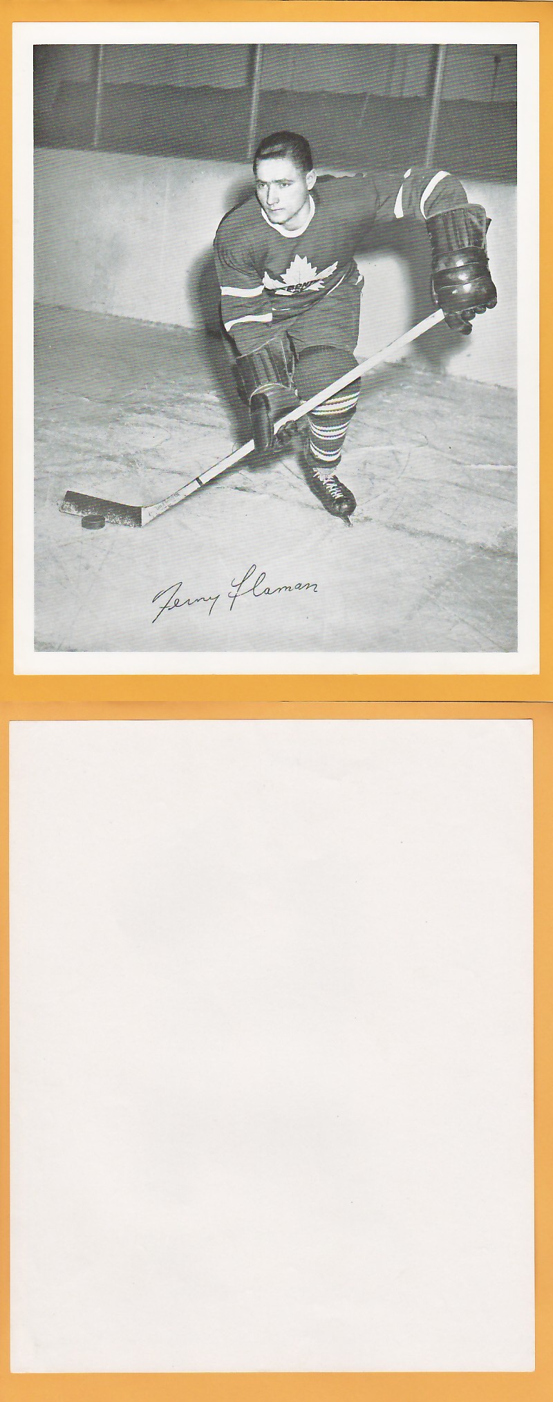 1945-54 QUAKER OATS PHOTO FERNY FLAMAN photo